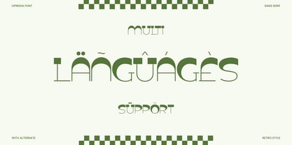 Opiradia Font Poster 10