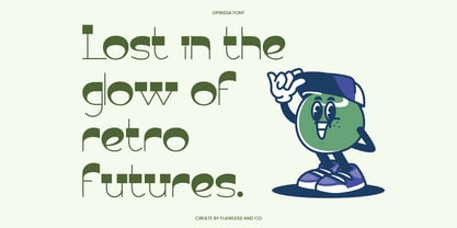 Opiradia Font Poster 5