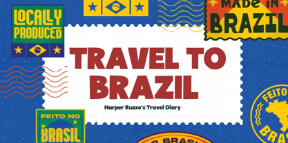 Samba Spark Font Poster 5