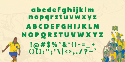 Samba Spark Font Poster 2