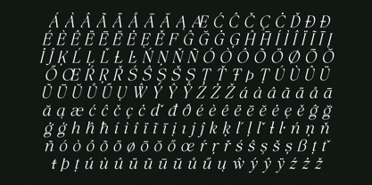 The Bilstein Editorial Font Poster 15