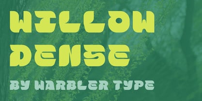 Willowdense Font Poster 1