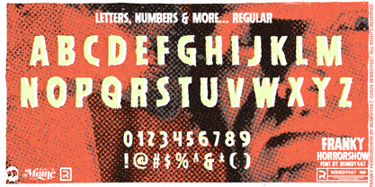 Franky Horrorshow Font Poster 9
