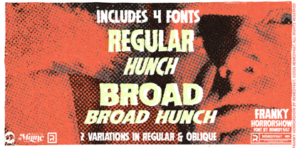 Franky Horrorshow Font Poster 7