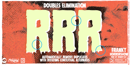 Franky Horrorshow Font Poster 6