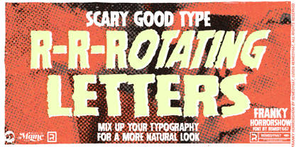 Franky Horrorshow Font Poster 4