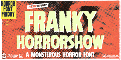 Franky Horrorshow Font Poster 1
