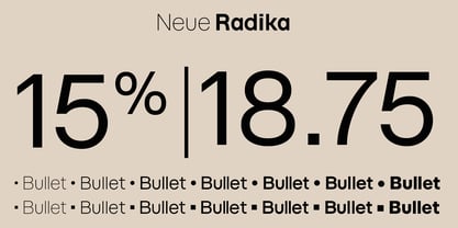 Neue Radika Font Poster 8