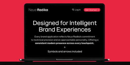 Neue Radika Font Poster 5