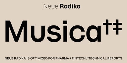 Neue Radika Font Poster 12