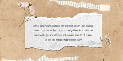 Twiggy Notes Font Poster 6