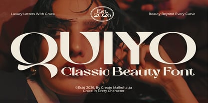 Quiyo Font Poster 1