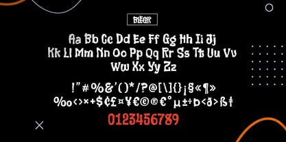 Blegr Font Poster 8