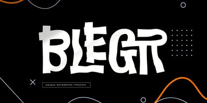 Blegr Font Poster 1