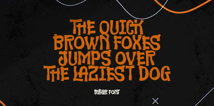 Blegr Font Poster 5