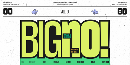 GC Bigno Font Poster 1