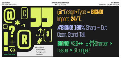 GC Bigno Font Poster 11