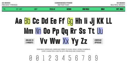 GC Bigno Font Poster 2