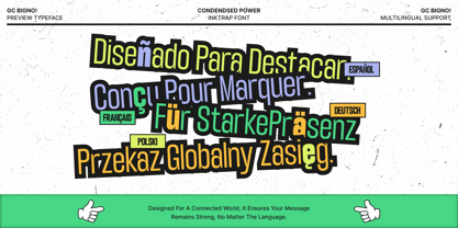 GC Bigno Font Poster 9