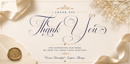 Thamathsya Calligraphy Font Poster 12