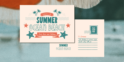 Summertime Tropicalside Font Poster 7