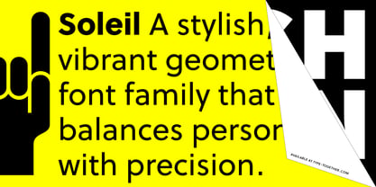 Soleil Font Poster 3