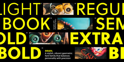 Soleil Font Poster 4