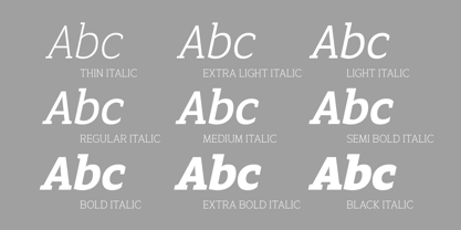 AC Texto Serif Pro Font Poster 3