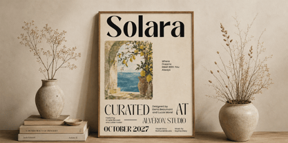 Galvero Font Poster 6