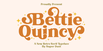 Bettie Quincy Font Poster 1