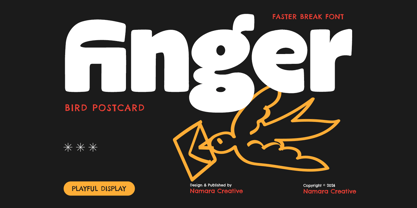 Faster Break Font Poster 10