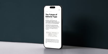 Hona Rounded Font Poster 3
