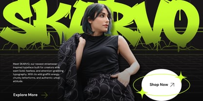 Toxic Riot Font Poster 2