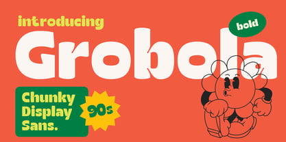 Grobola Font Poster 1