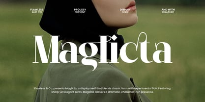 Maglicta Font Poster 1