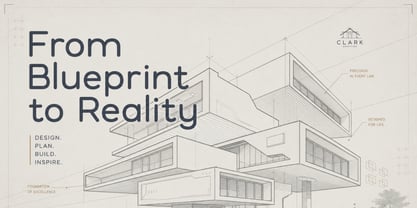 Drafting Table Font Poster 8