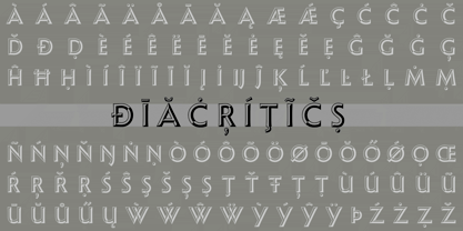 Shàngó Chiseled Font Poster 10