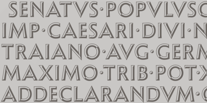 Shàngó Chiseled Font Poster 8