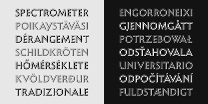 Shàngó Chiseled Font Poster 7