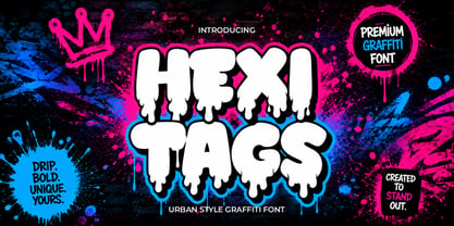 Hexitags Font Poster 1