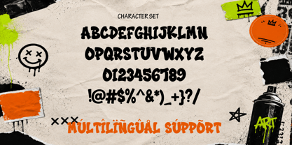 Urban Chunk Font Poster 2
