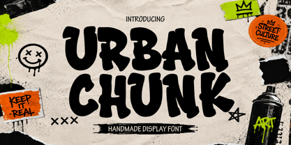 Urban Chunk Font Poster 1