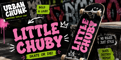 Urban Chunk Font Poster 3