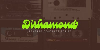 Dirhamond Font Poster 1