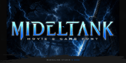 Mideltank Font Poster 1
