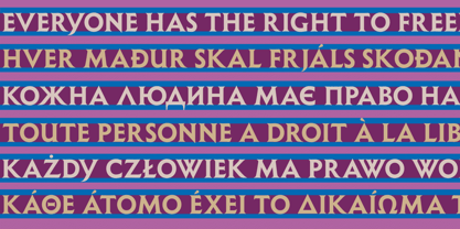 Shàngó Gothic Font Poster 15