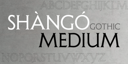 Shàngó Gothic Font Poster 5