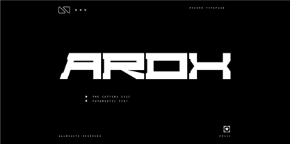 Arox Font Poster 1