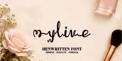 Mylive Font Poster 1