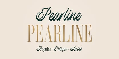 Pearline Font Poster 6